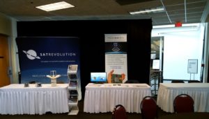 TXMission stand at SmallSat Symposium